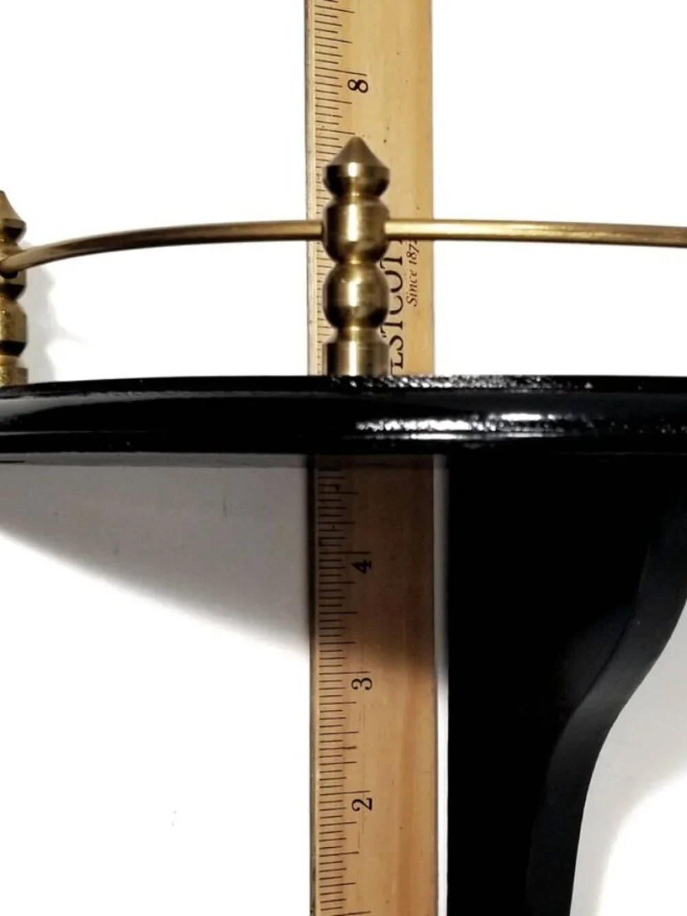 Black Wall Shelf_ Black Floating Shelf_ Ornate Gothic Victorian Medieval Decor